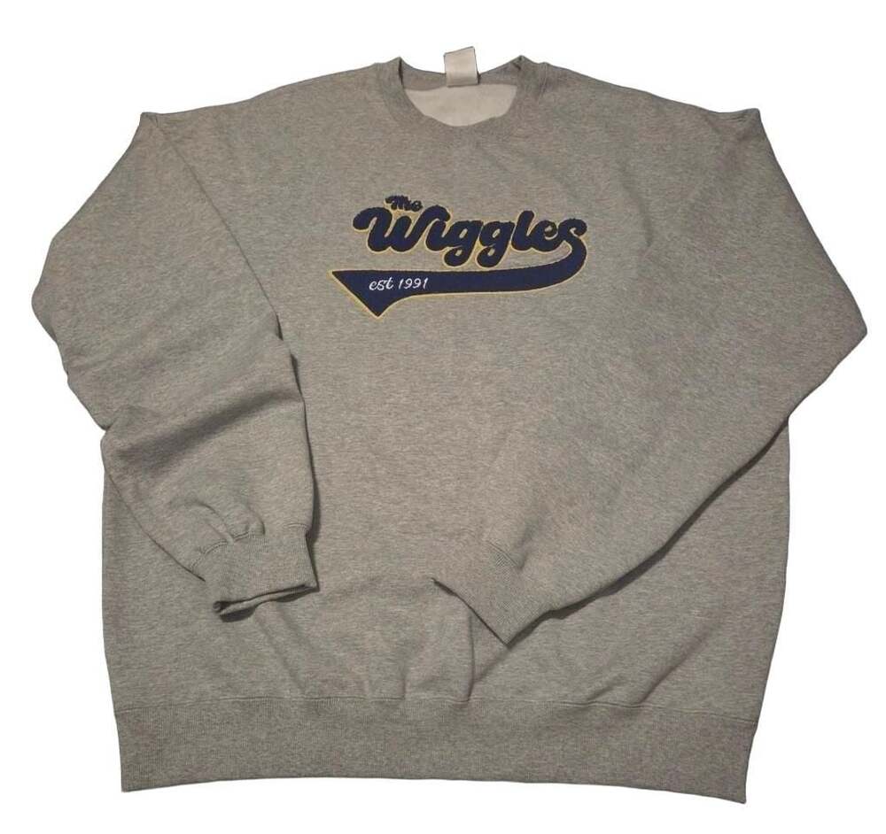 The Wiggles Retro Grey Crewneck Sweatshirt Est 1991 Size 2XL